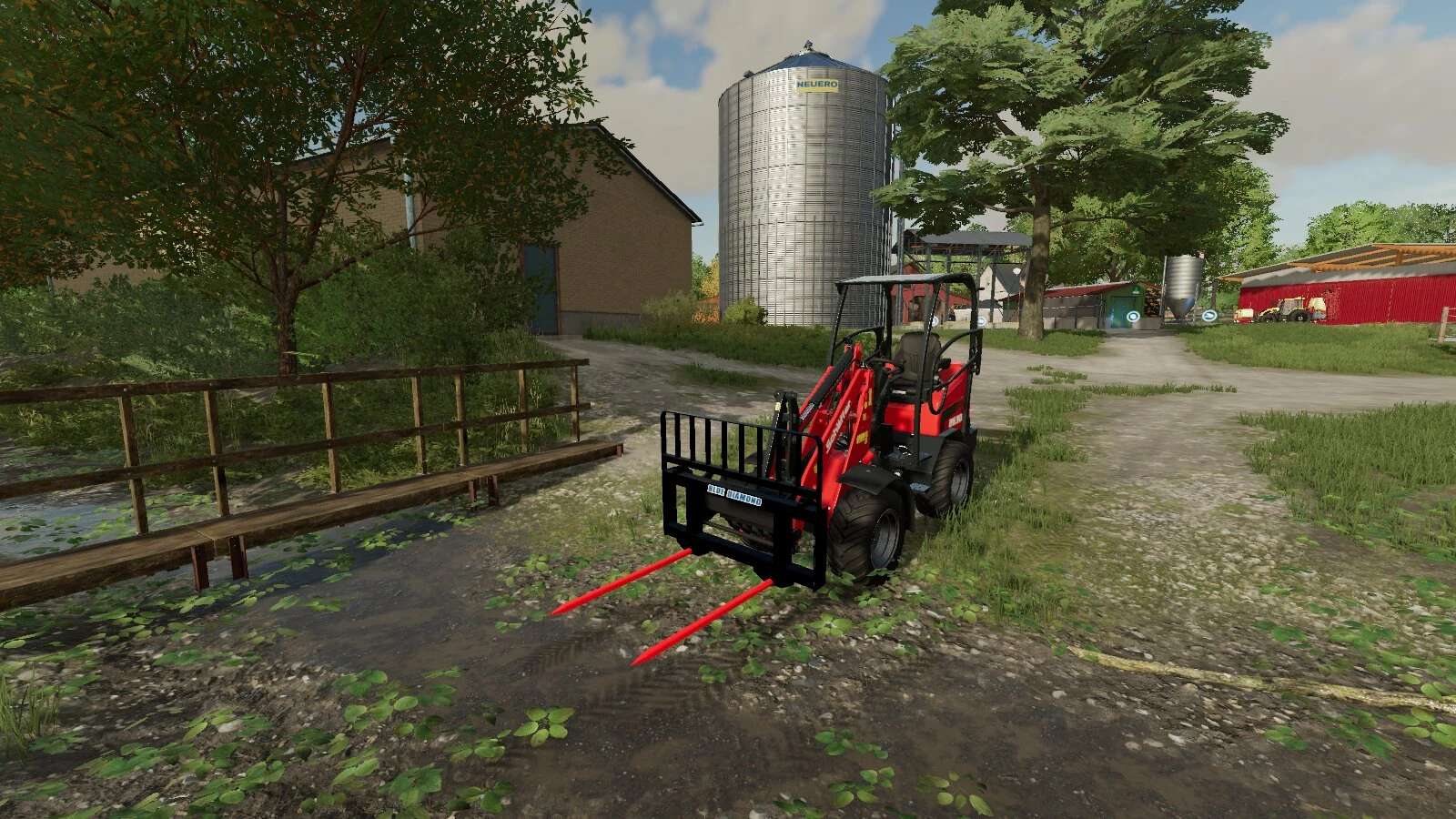 Blue Diamond Bale Forks V11 Fs22 Farming Simulator 22 Mod Fs22 Mod 9160