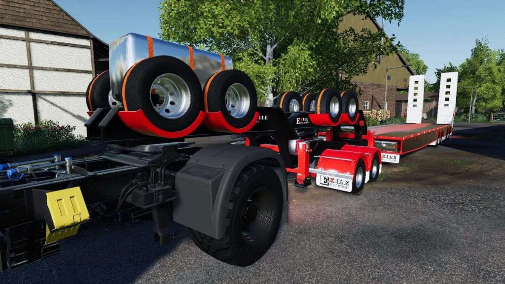 Exile Low Loader v1.2 FS22 Farming Simulator 22 Mod FS22 mod