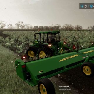 John Deere 520 Flail Mower v1.0 FS22 Mod | Farming Simulator 22 Mod