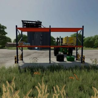 Heavy Duty Shelf v1.0 FS22 Mod | Farming Simulator 22 Mod