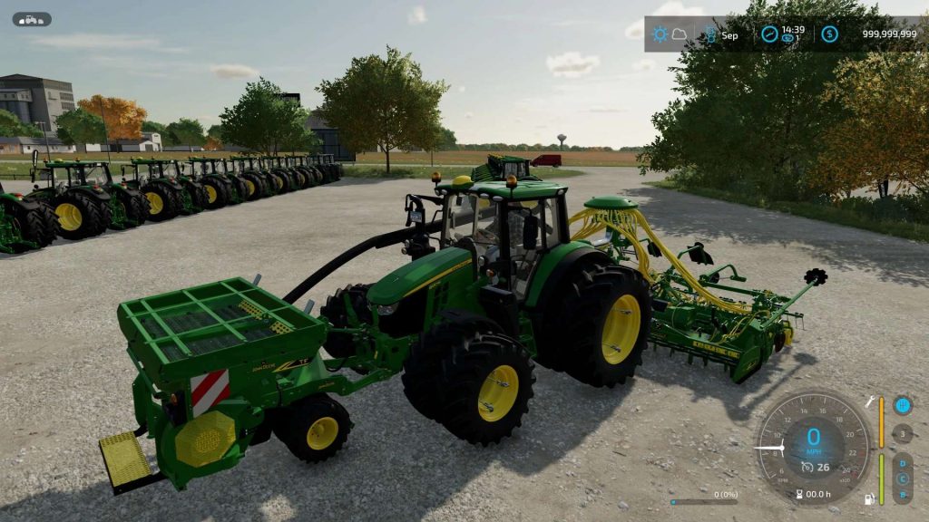 John Deere Seeder Attachment v1.0 FS22 Mod | Farming Simulator 22 Mod