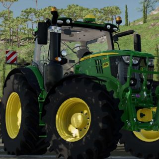 John Deere 6175-6215R v1.0 FS22 Mod | Farming Simulator 22 Mod