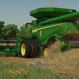 John Deere X9 2020 US And EU Version v1.0 FS22 Mod | Farming Simulator ...