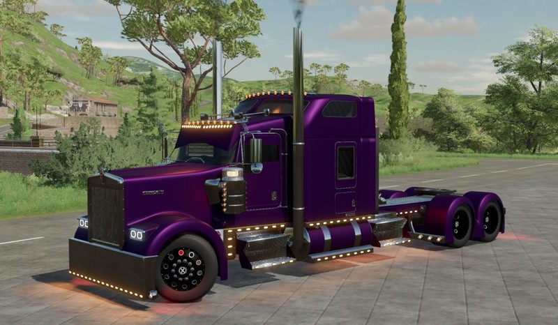 Kenworth W900 Custom V20 Fs22 Farming Simulator 22 Mod Fs22 Mod 5944