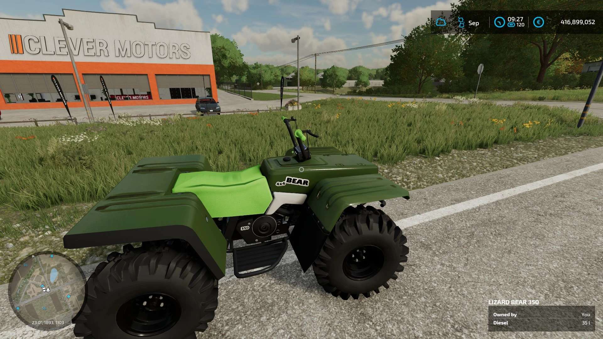 Lizard Quadbear 4x4 V101 Fs22 Farming Simulator 22 Mod Fs22 Mod 9316