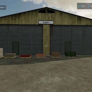 Pallet warehouse v1.0 FS22 Mod | Farming Simulator 22 Mod