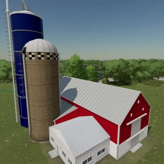 Placeable TMR Mixing Silos v1.0 FS22 - Farming Simulator 22 Mod | FS22 mod