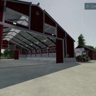 Placeable Vehicle Shed Large By Stevie V1.0 Fs22 - Farming Simulator 22 