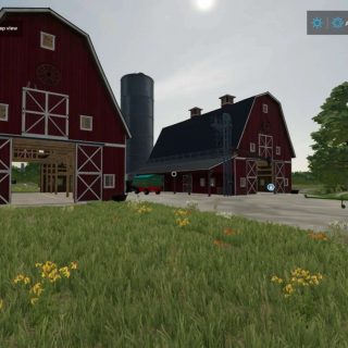 Traditional Farm Barn Hay Silo v1.0 FS22 Mod | Farming Simulator 22 Mod