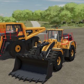 Volvo L-350h Mining Loader V1.0 Fs22 - Farming Simulator 22 Mod 