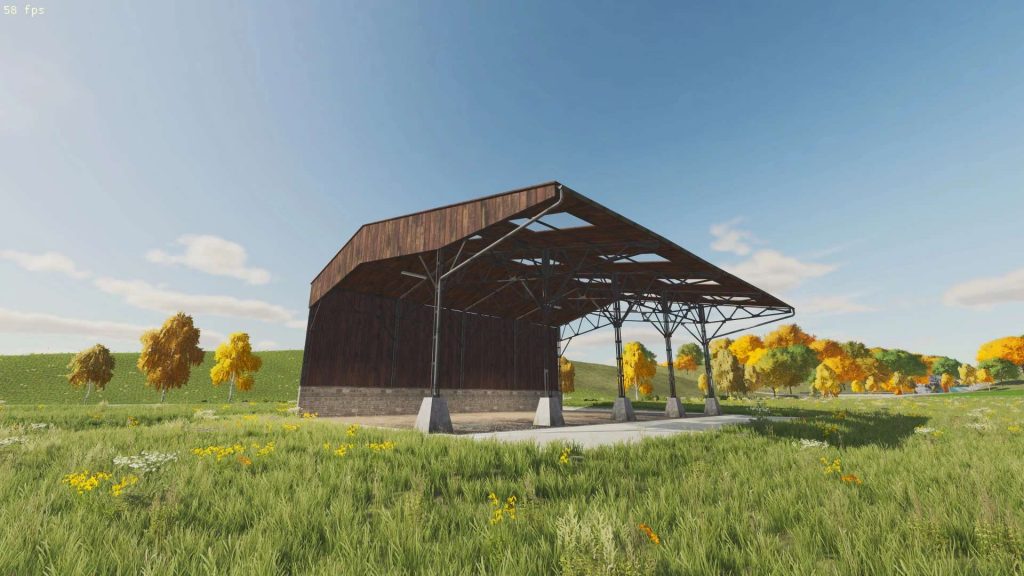 Wooden shed V1.0 FS22 Mod | Farming Simulator 22 Mod