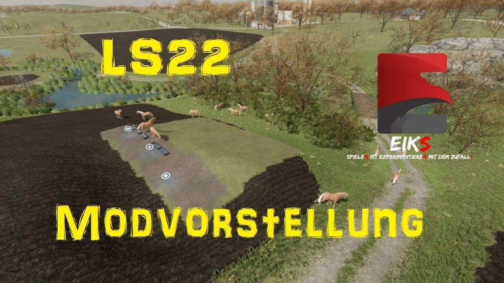 Horses without fence v1.0 FS22 Farming Simulator 22 Mod FS22 mod