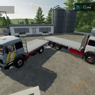 IVECO 240-38 6X4 PLATFORM AUTOLOAD V2.0 FS22 Mod | Farming Simulator 22 Mod