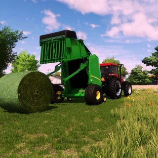 John Deere 560M Baler v1.0 FS22 Mod | Farming Simulator 22 Mod