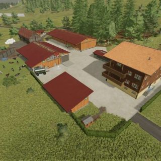 Milchviebetrieb Gruber (Erlengrat Savegame) v1.0 FS22 Mod | Farming ...