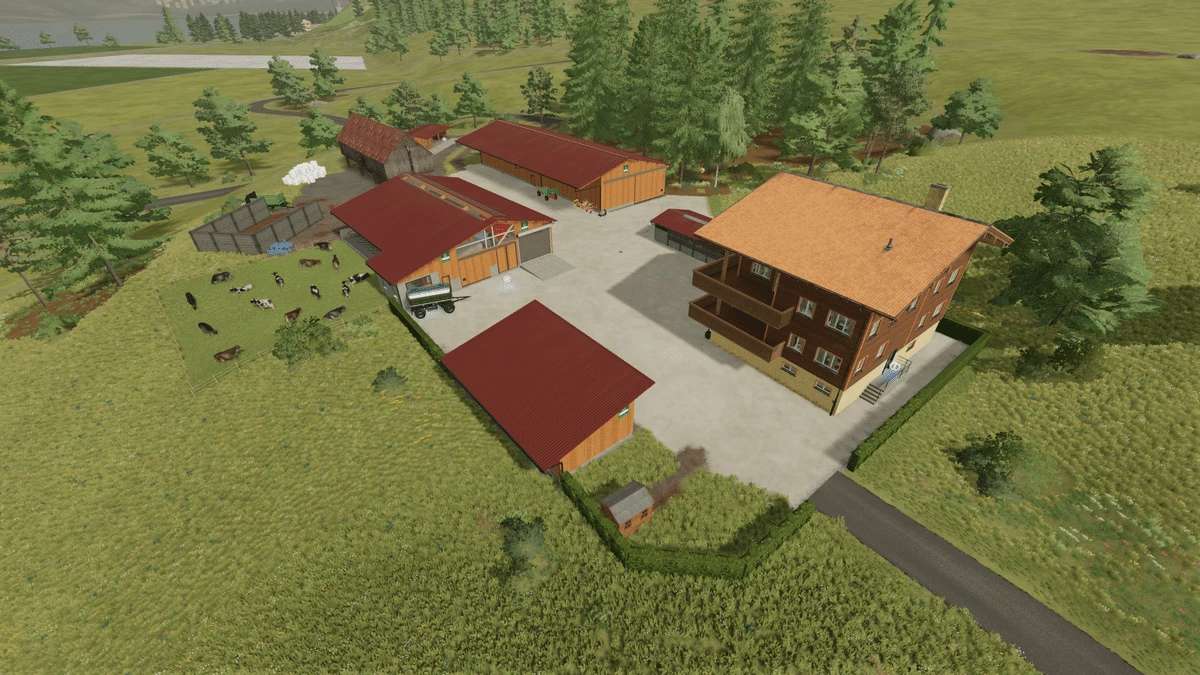 Milchviebetrieb Gruber Erlengrat Savegame V10 Fs22 Farming 4131