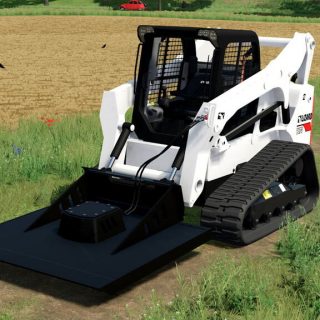 Mower For Skid Steer Loaders v1.0 FS22 Mod | Farming Simulator 22 Mod