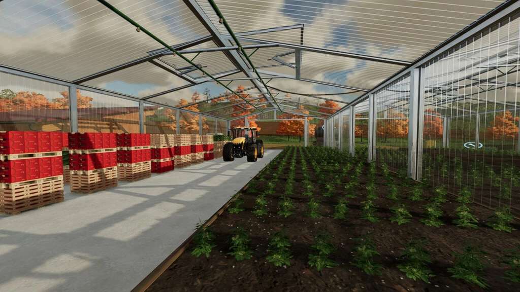 Extra-large Royal Greenhouse v1.0 FS22 Mod | Farming Simulator 22 Mod