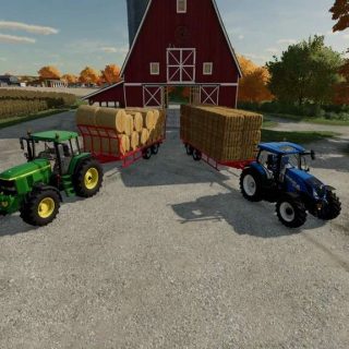 Johnston Brothers Modular Trailer V1.0 FS22 Mod | Farming Simulator 22 Mod