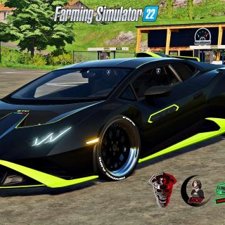 Lamborghini Huracan STO v1.0 FS22 - Farming Simulator 22 Mod | FS22 mod