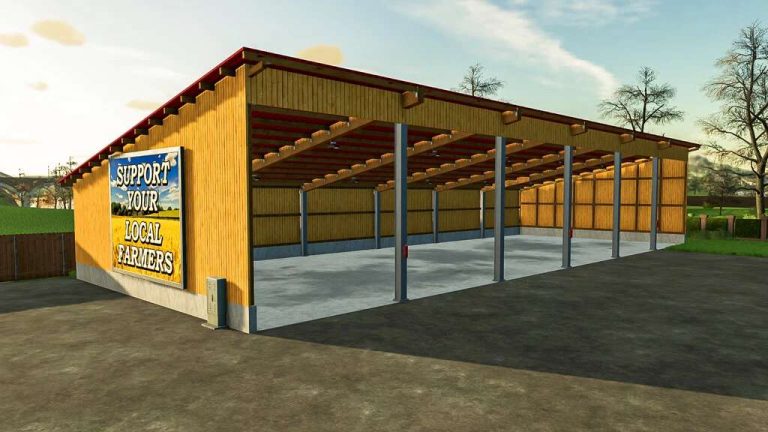 Machine Shed v1.0 FS22 Mod | Farming Simulator 22 Mod