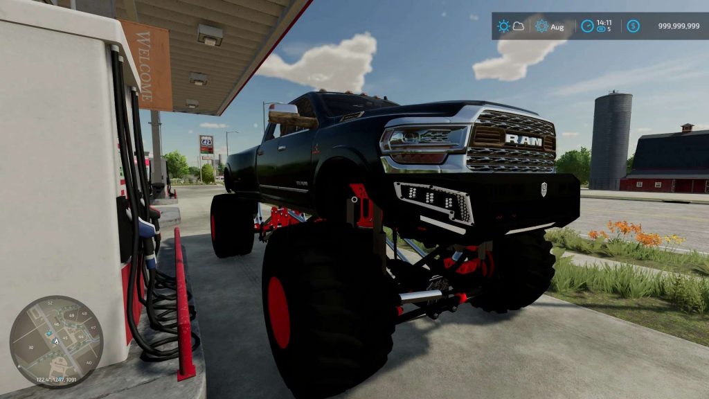 Ram Mud Truck V10 Fs22 Farming Simulator 22 Mod Fs22 Mod 3093