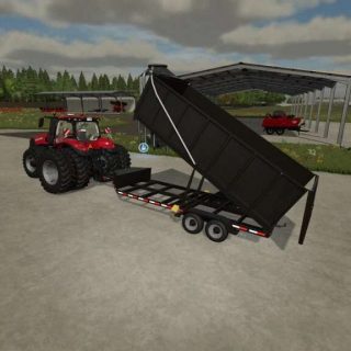 Small Flatbed Trailer v1.0 FS22 - Farming Simulator 22 Mod | FS22 mod