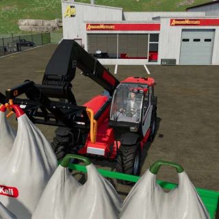 Telehandler Big Bag Lifter v1.0.1 FS22 Mod | Farming Simulator 22 Mod