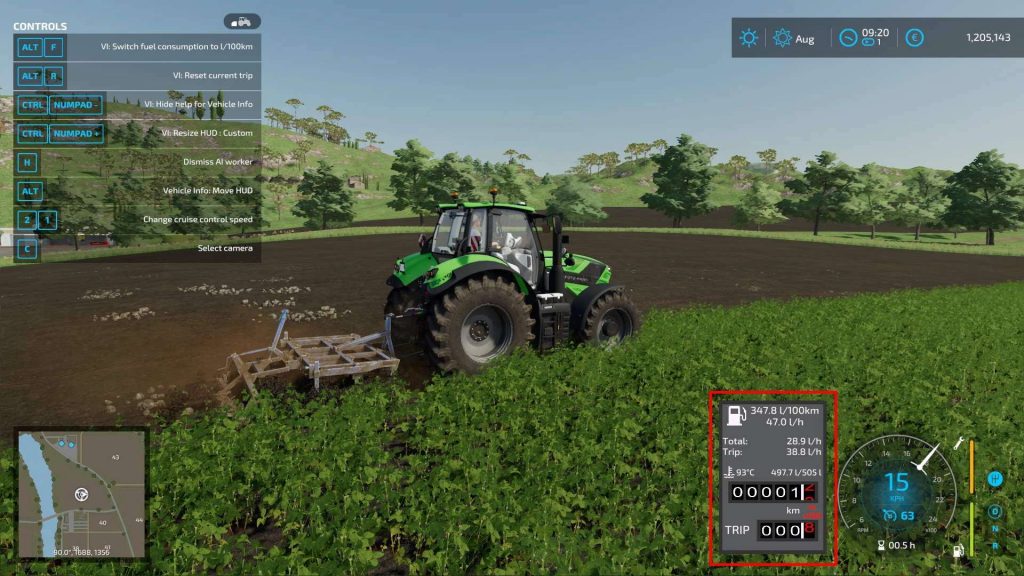 Vehicle Info V10 Fs22 Farming Simulator 22 Mod Fs22 Mod 0805