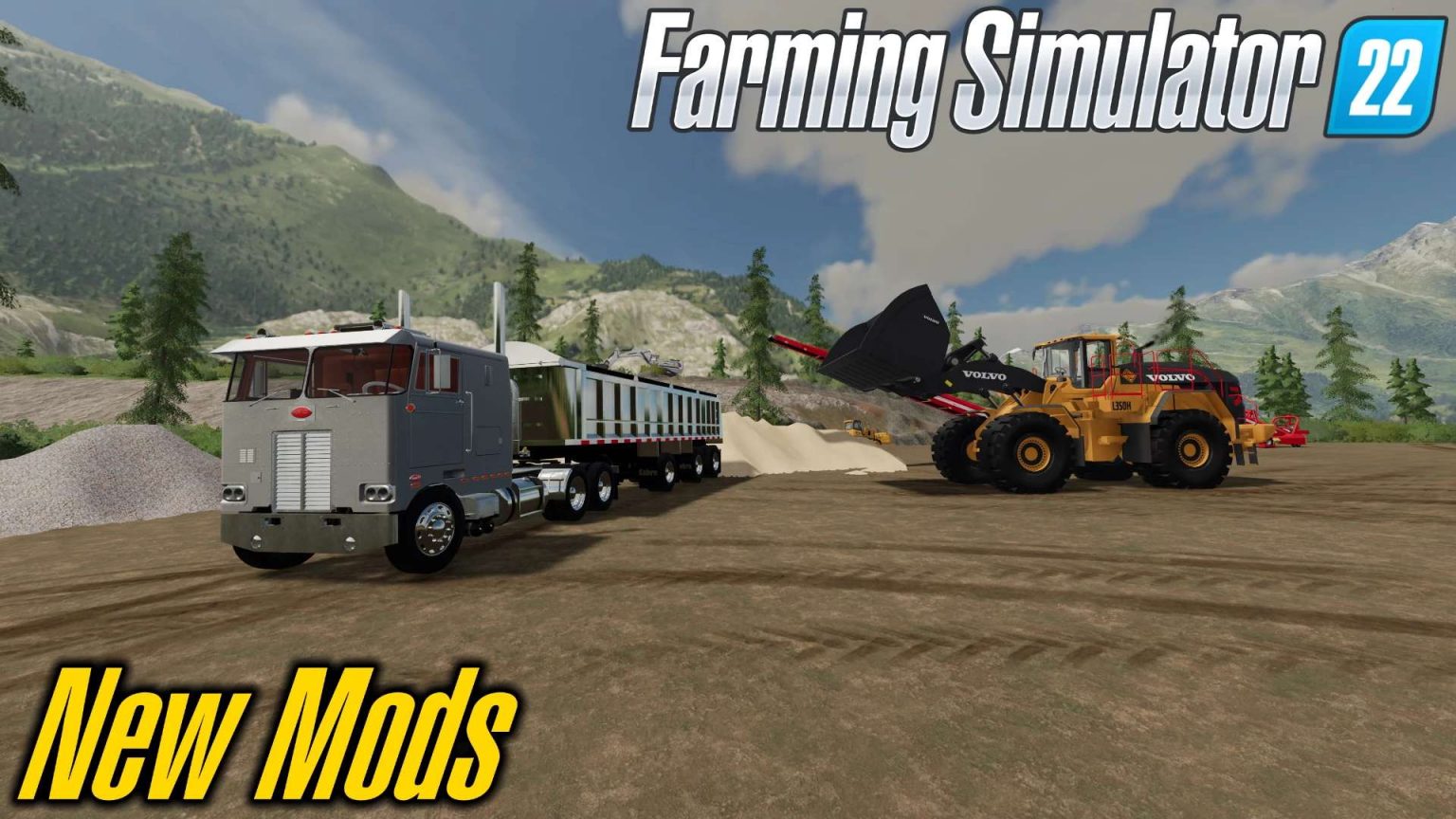 Volvo L-350 Tools V1.0 FS22 Mod | Farming Simulator 22 Mod