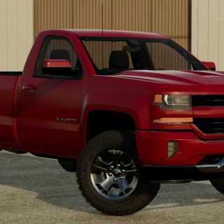 Chevy Silverado Single Cab Long Bed V FS Farming Simulator Mod FS Mod