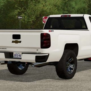 2017 Chevy Silverado 1500 Single Cab Long Bed v1.0 FS22 Mod | Farming ...