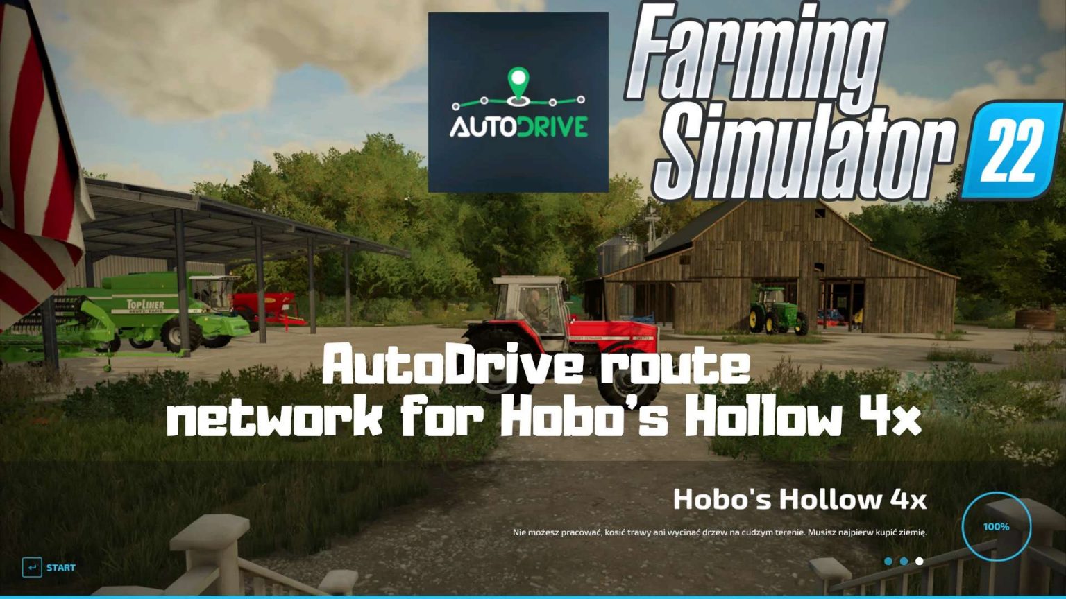 Autodrive Route Network For Hobos Hollow 4x V10 Fs22 Farming Simulator 22 Mod Fs22 Mod 2210