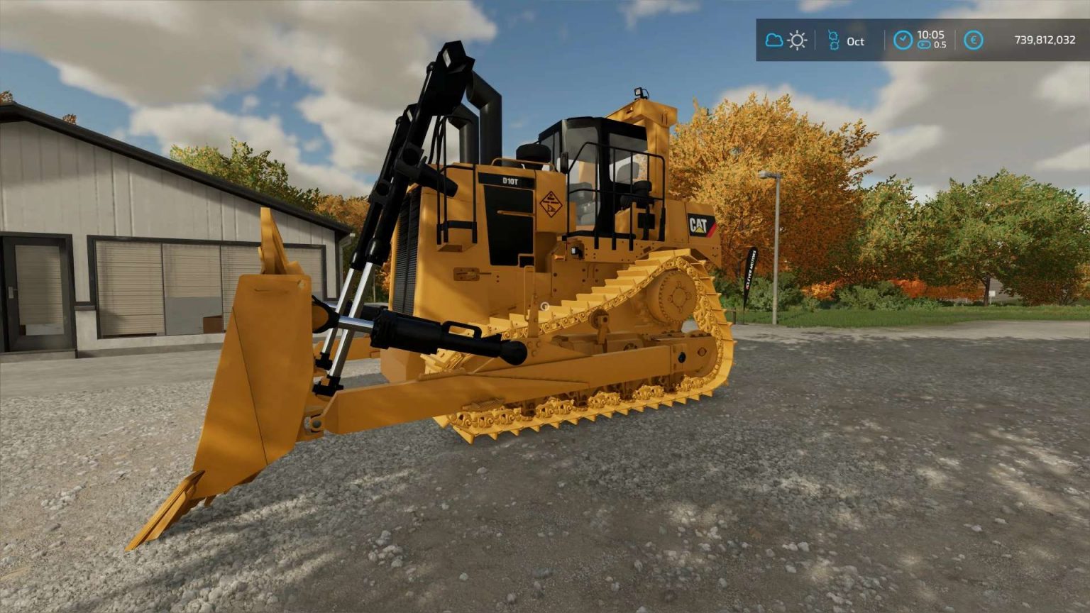 Cat D10T v1.0 FS22 Mod | Farming Simulator 22 Mod