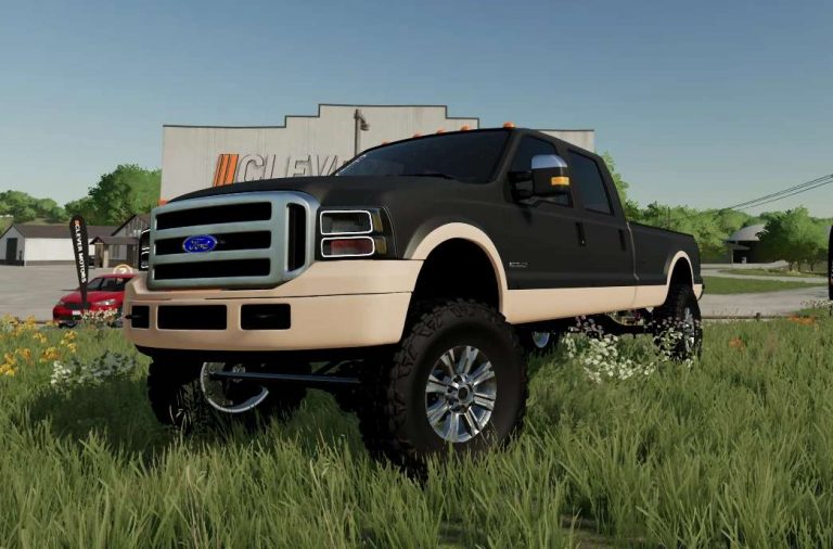 Ford F250 2006 Converted v1.0 FS22 Mod | Farming Simulator 22 Mod