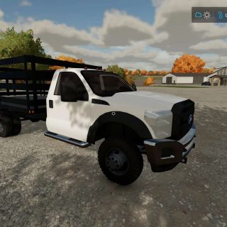 Ford F550 Stake Body Truck v1.0 FS22 Mod | Farming Simulator 22 Mod