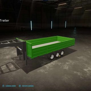 Goose Neck Pallet Trailer Autoload v1.1 FS22 Mod | Farming Simulator 22 Mod