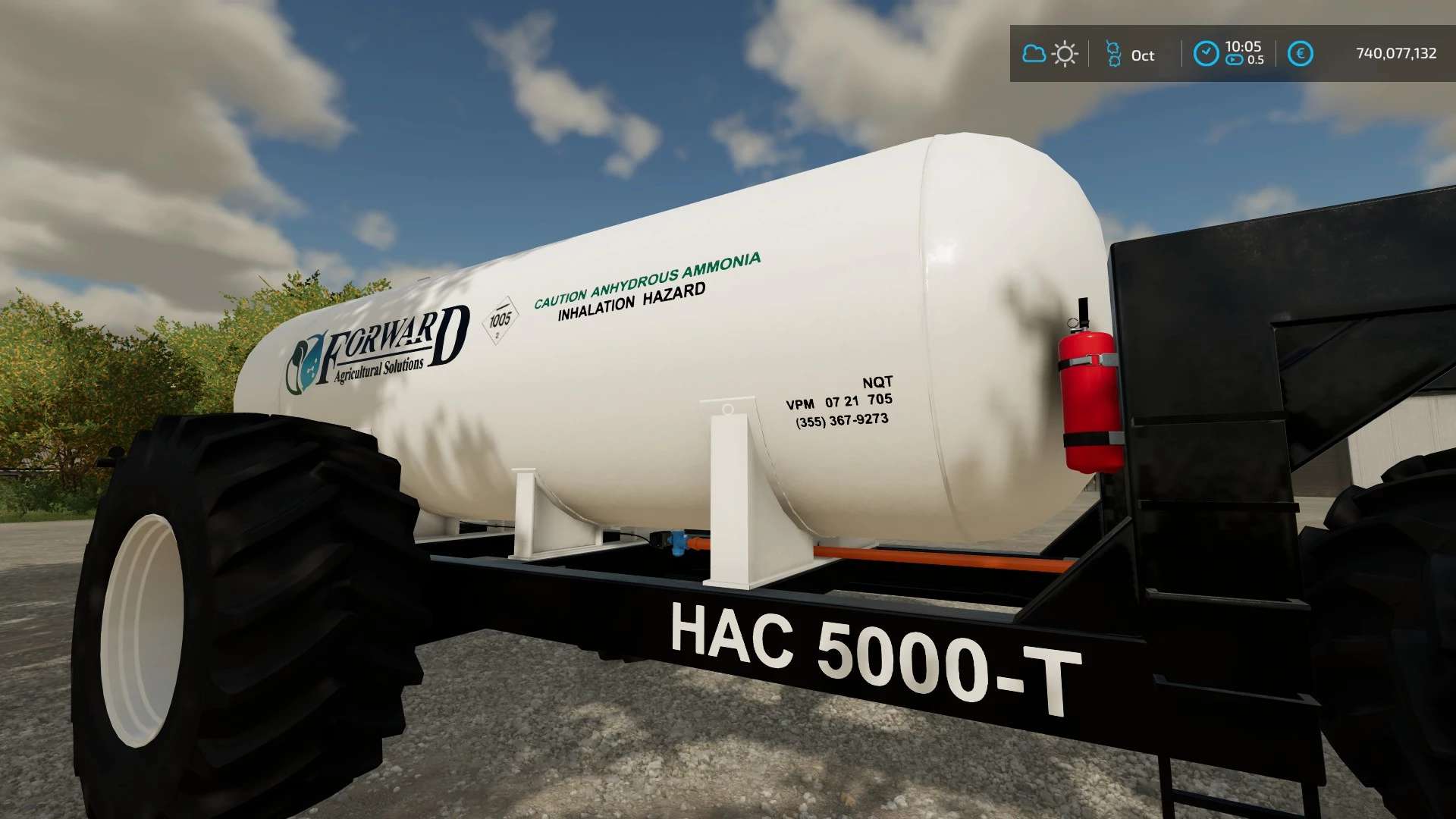 Hac 5000 T Anhydrous Caddy V10 Fs22 Farming Simulator 22 Mod Fs22 Mod 0468