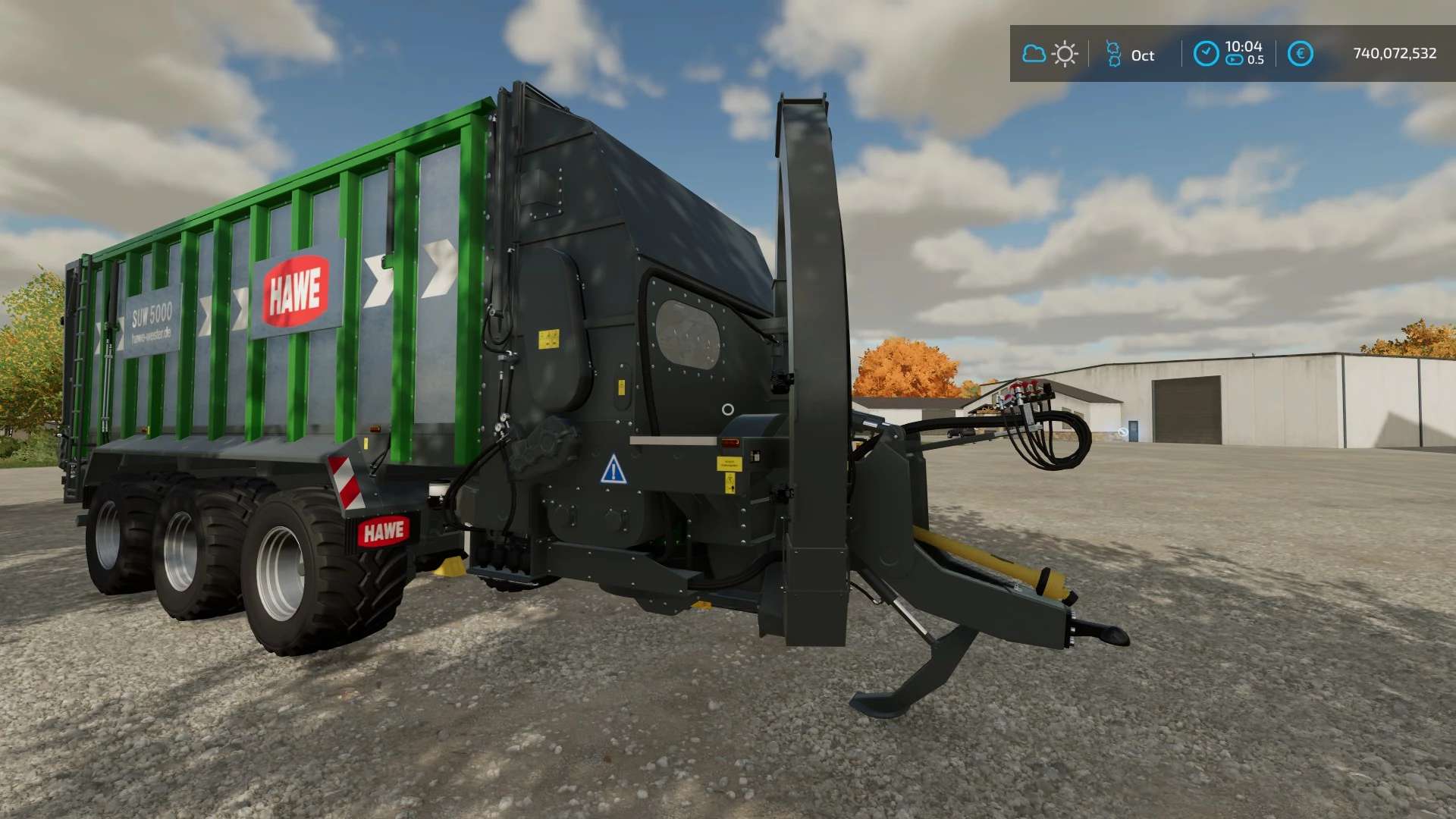 Hawe 250000 Litre Auger Wagon V10 Fs22 Farming Simulator 22 Mod Fs22 Mod 7568