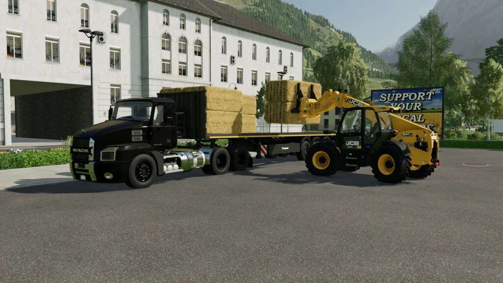 Krone Flatbed Semitrailer V10 Fs22 Farming Simulator 22 Mod Fs22 Mod 0714