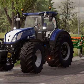 New Holland T7 HD PLM BLUE POWER EDIT v1.0 FS22 - Farming Simulator 22 ...