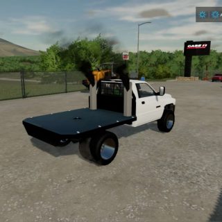 1995 Ram 3500 Flatbed v2.0 FS22 Mod | Farming Simulator 22 Mod