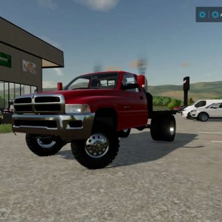 1995 Ram 3500 Flatbed v2.0 FS22 - Farming Simulator 22 Mod | FS22 mod