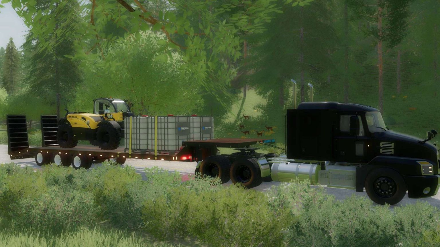 36ft Class C Low Loader v1.0.0.1 FS22 Mod | Farming Simulator 22 Mod