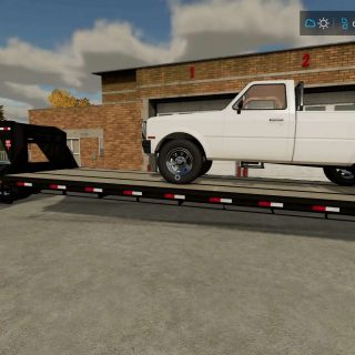 40FT PJ Gooseneck Trailer Converted v1.0 FS22 Mod | Farming Simulator ...