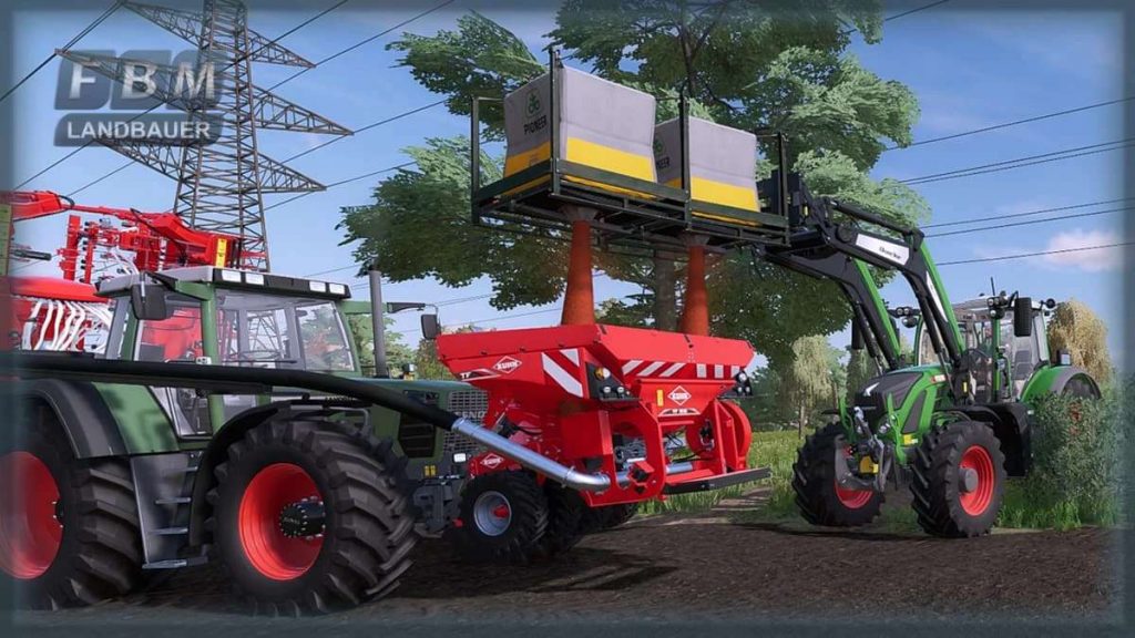 Long front loader pallet fork v1.0 FS22 Farming Simulator 22 Mod
