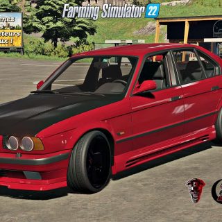 BMW M5 E34 v1.0 FS22 Mod | Farming Simulator 22 Mod