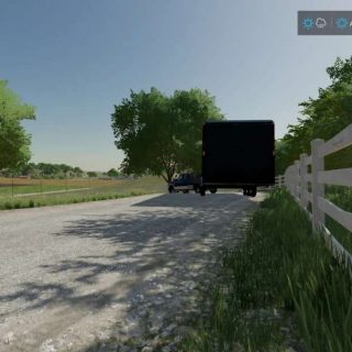 35FT Enclosed Trailer Fix v1.1 FS22 Mod | Farming Simulator 22 Mod