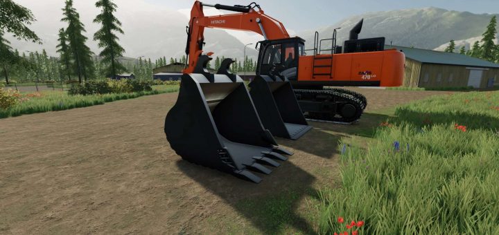 Fs22 Excavators Farming Simulator 22 Forklifts Mods 3552