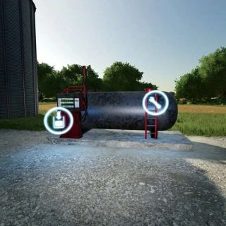 Large Diesel Tank v1.0 FS22 Mod | Farming Simulator 22 Mod